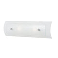 hinkley duet 2 light polished chrome bathroom wall light