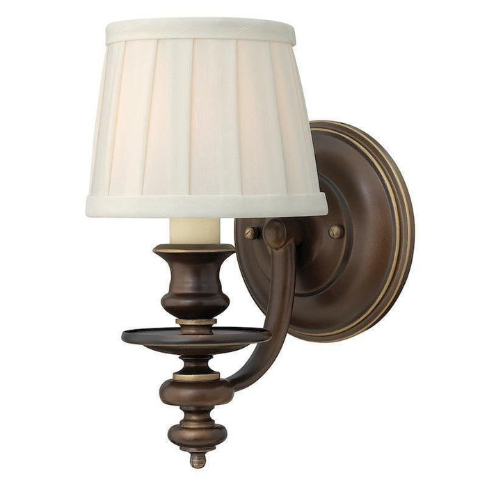 Traditional Wall Lights - Hinkley Dunhill Brass Wall Light HK-DUNHILL1 1