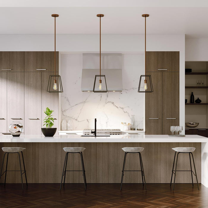Hinkley Fulton 1 Light Bronze Pendant Ceiling Light — alternate view