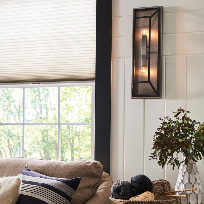 Hinkley Fulton 2 Light Bronze Wall Light — alternate view