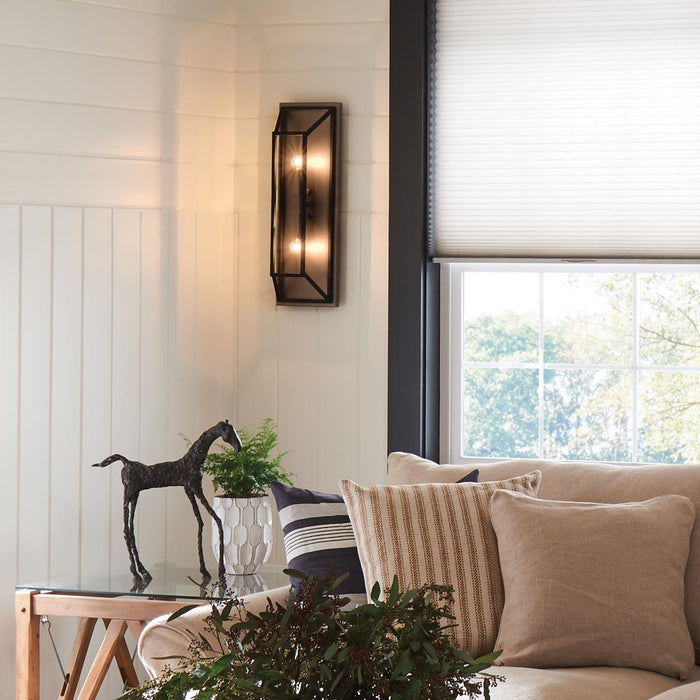 Hinkley Fulton 2 Light Bronze Wall Light — lifestyle setting