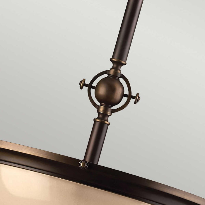 Hinkley Mayflower Bronze Finish Inverted Ceiling Pendant-Ceiling Pendant Lights-Elstead Lighting-6-Tiffany Lighting Direct