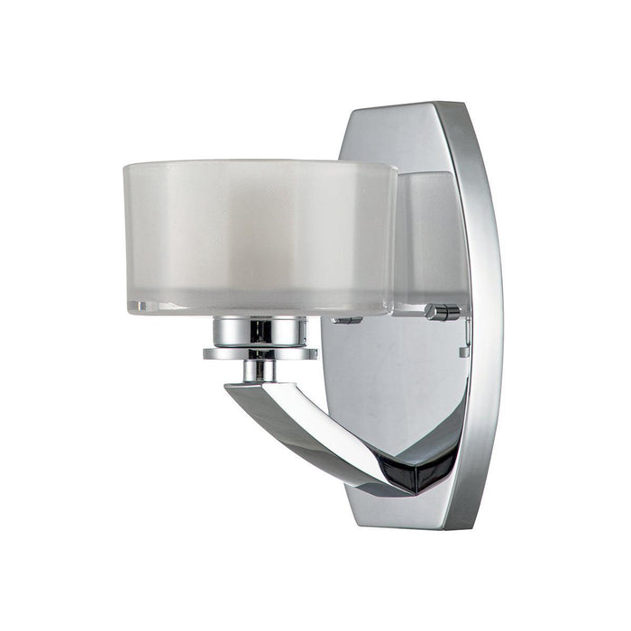 hinkley meridian 1 light chrome bathroom wall light Close Up
