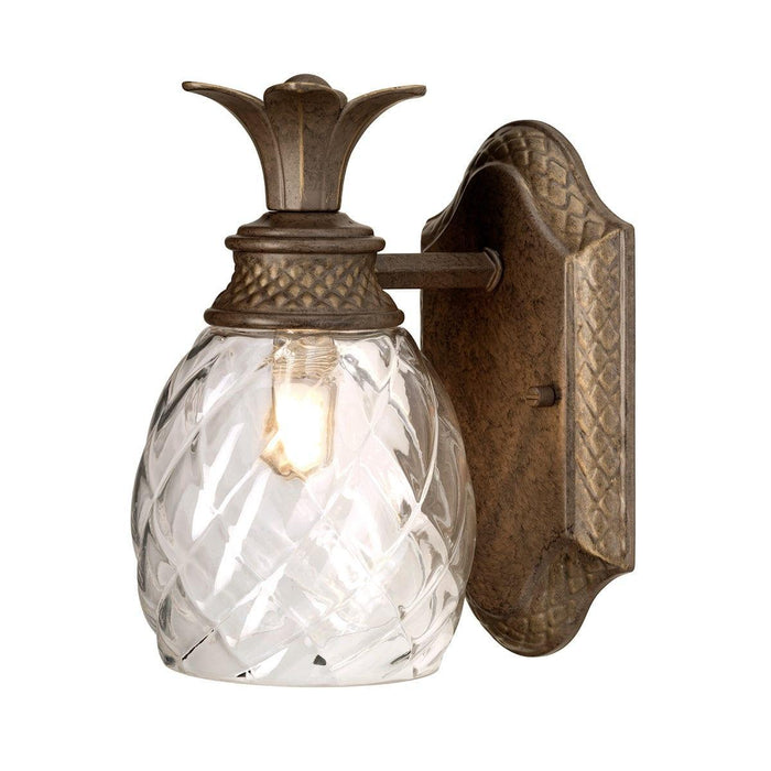 Hinkley Plantation 1 Light Pearl Bronze Bathroom Wall Lights 1