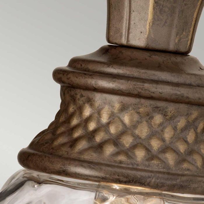 IP Rating Image - Brass wall Light Bathroom or exterior lighting