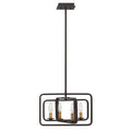 Hinkley Quentin 4 Light Bronze Pendant Chandelier-Ceiling Pendant Lights-Elstead Lighting-1-Tiffany Lighting Direct