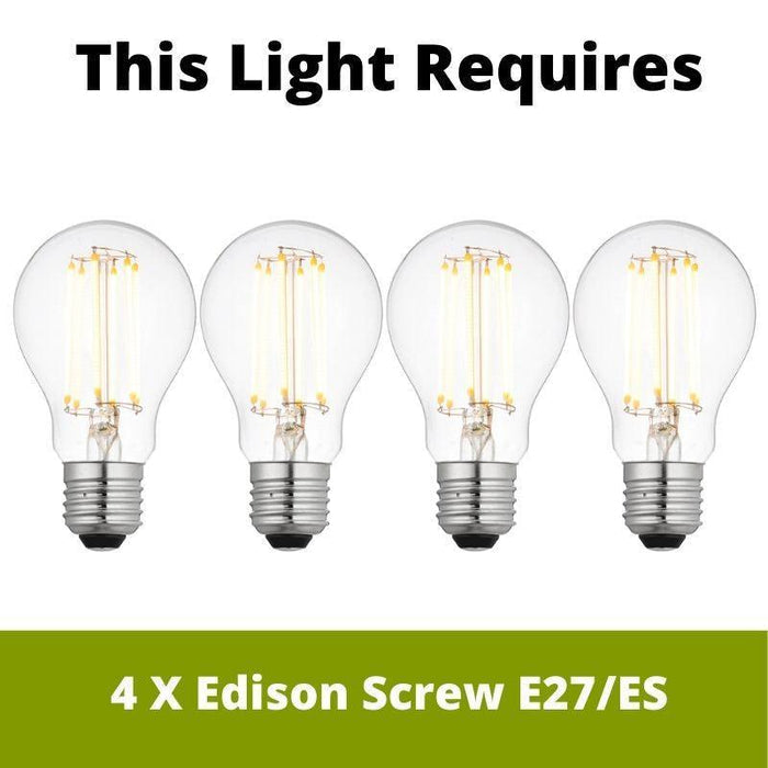 Hinkley Solstice 4 Light Pendant - Polished Chrome-Ceiling Pendant Lights-Elstead Lighting-2-Tiffany Lighting Direct