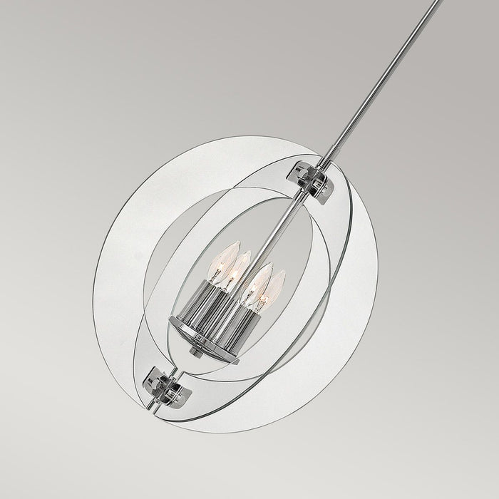 Hinkley Solstice 4 Light Pendant Chandelier - Polished Chrome — product detail
