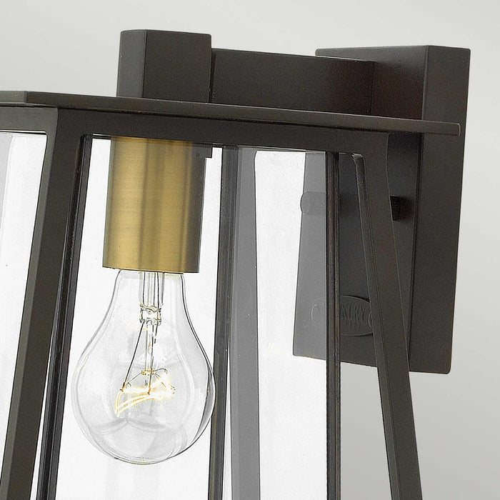 Hinkley Walker Small Outdoor Wall Light by close up image