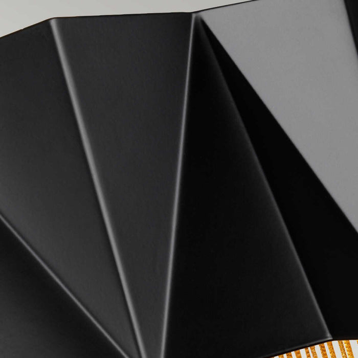 Hinkley Zuma 3 Light Gold & Black Wall Light Close Up Image