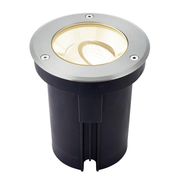 hoxton led stainless steel decking light warm white ip67 13wby saxby lighting