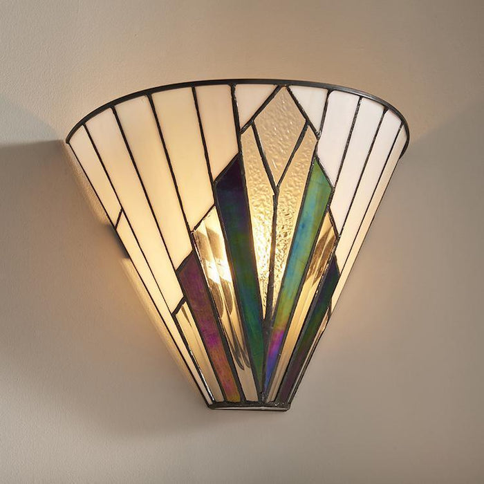 Tiffany Wall Lights - Astoria Tiffany Wall Light 63940 3