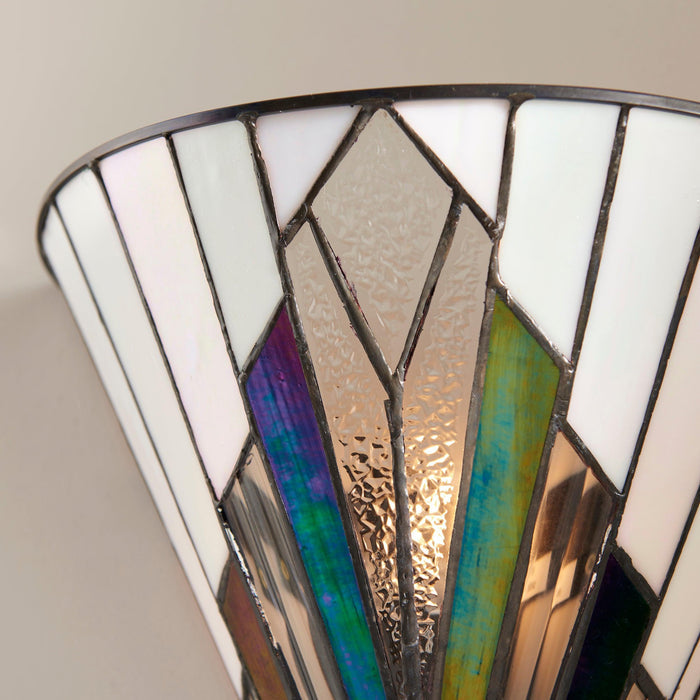 astoria tiffany wall light Hallway Lighting Close Up