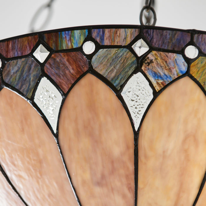 brooklyyn inverted pendant light Close Up Lit Image