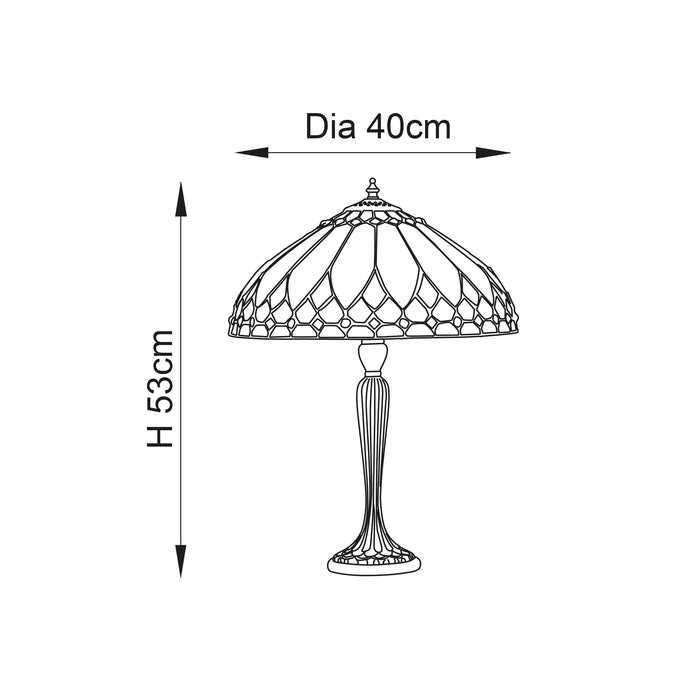 brooklyn tiffany lamp Living room lighting image