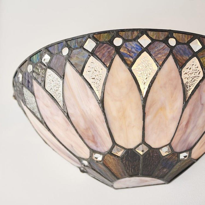 brooklyn tiffany wall light close fitting image