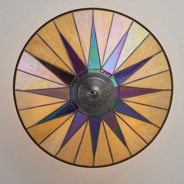 dark star tiffany semi flush ceiling light Dining room lighting