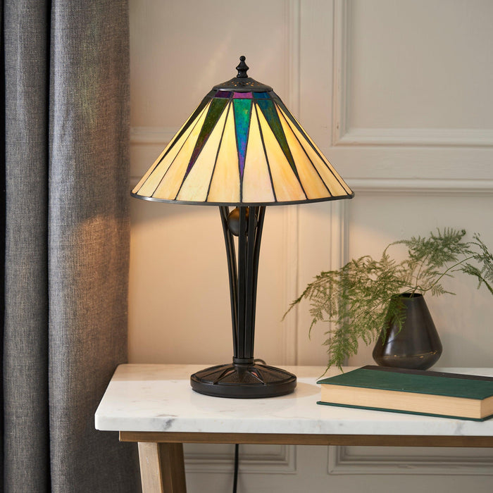 dark star small tiffany table lamp close fitting image