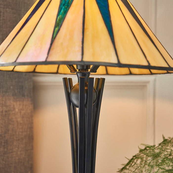 dark star small tiffany table lamp Hallway Lighting Close Up