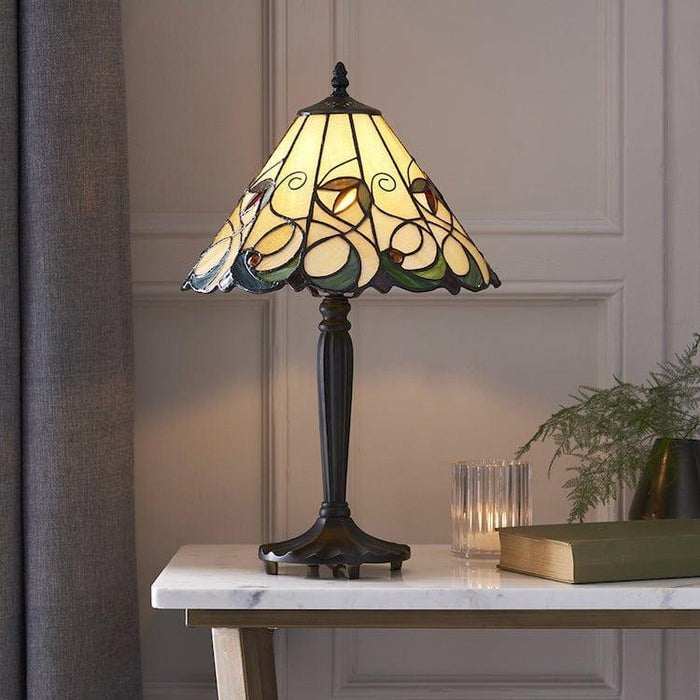 Interiors 1900 Jamelia Small Tiffany Lamp