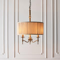 Interiors 1900 Stanford Antique Brass Finish 3 Light Pendant-Ceiling Pendant Lights-Interiors 1900-1-Tiffany Lighting Direct