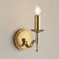 Stanford Antique Brass Finish Single Wall Light CA1W1B