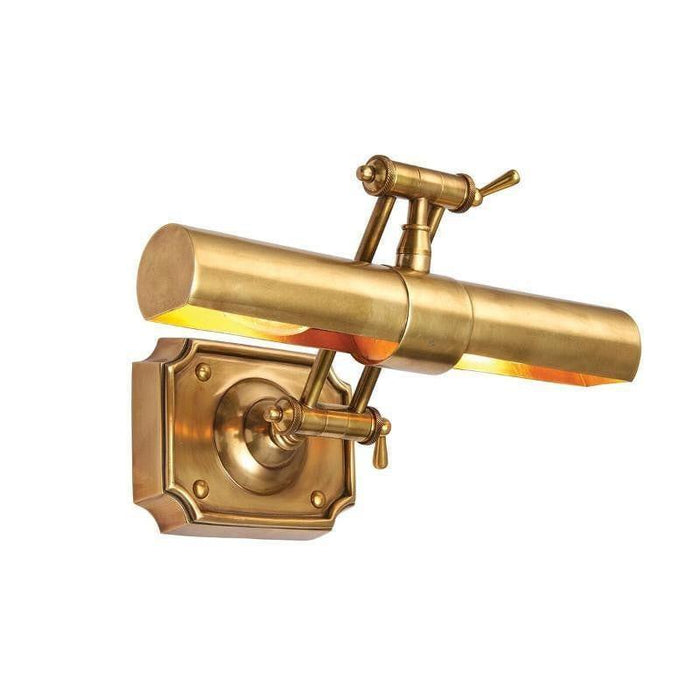 Traditional Picture Lights - Winchester Mellow Brass Medium Picture Light 69832 By Interiors 1900