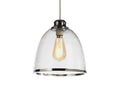 kasama non electric chrome glass pendant