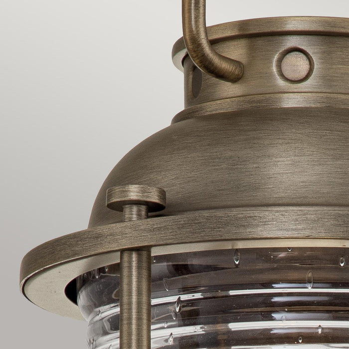 kichler ashland bay medium bronze outdoor pedestal lantern Detailed Close Up