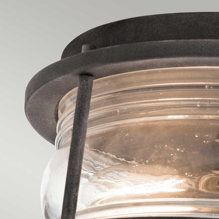 kichler ashland outdoor ceiling flush light Living Room Close Up