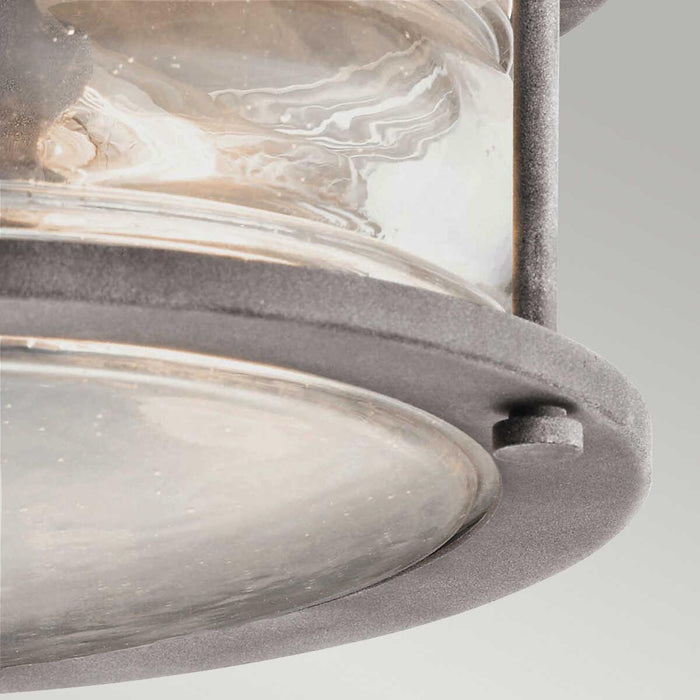 kichler ashland outdoor ceiling flush light Close Up LED Bulb