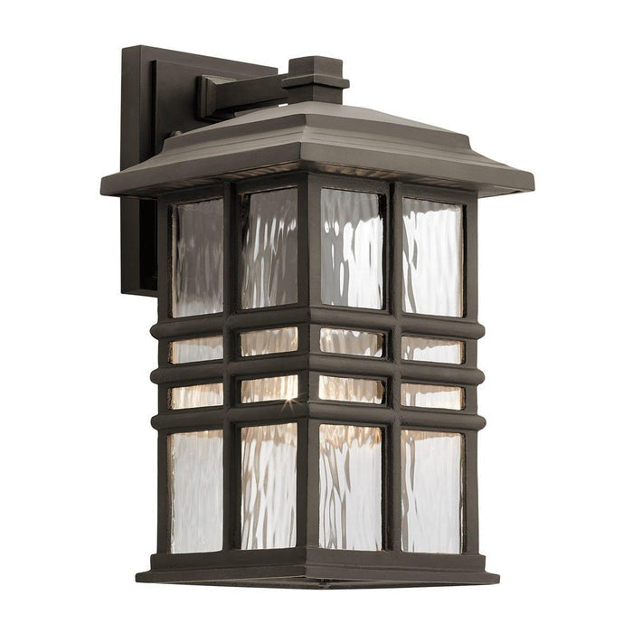 Kichler Beacon Square 1 Lt Medium Bronze Outdoor Wall Lantern 1