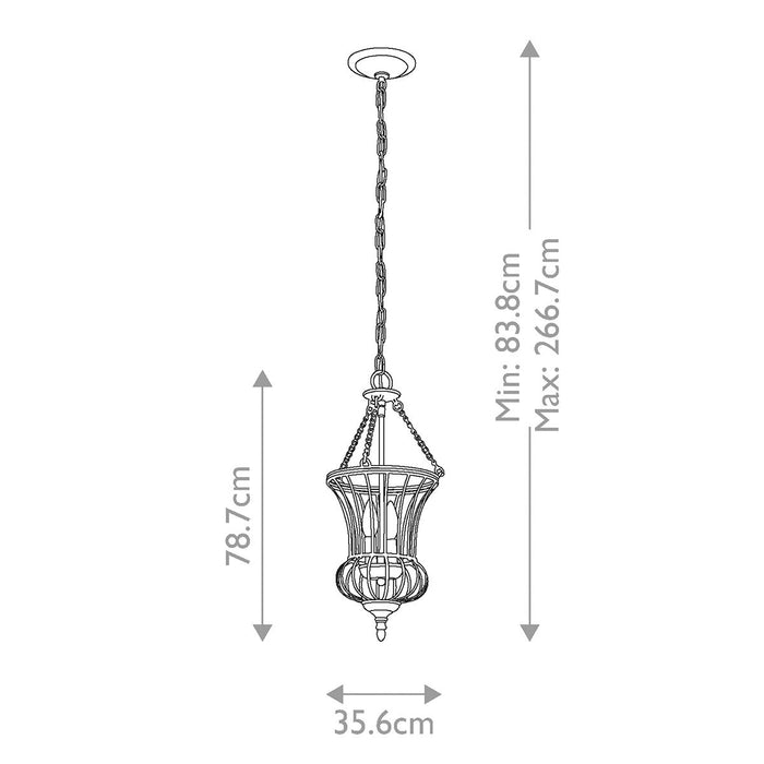 Kichler Calla 2 light Small Gold Pendant Ceiling Light — close-up detail