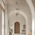 Kichler Calla Gold 3 Light Pendant Ceiling Light by Elstead Lighting — suits living rooms, dining rooms & hallways