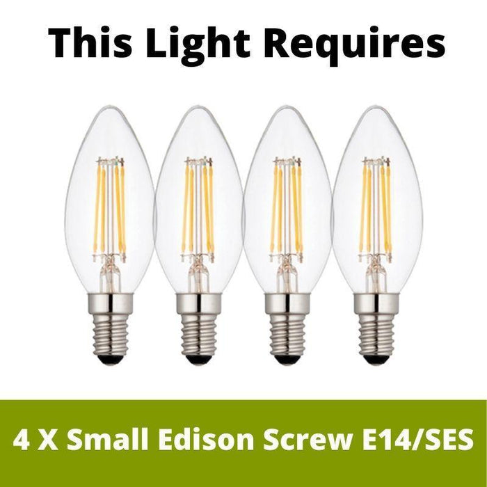 Kichler Cayden 4 Light Large Brass Pendant Ceiling Light-Ceiling Pendant Lights-Elstead Lighting-2-Tiffany Lighting Direct