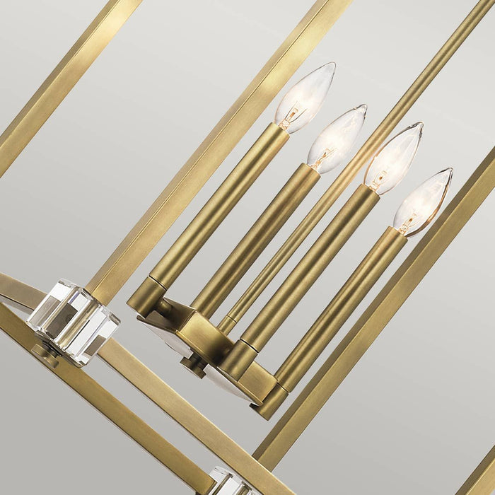 Kichler Cayden 4 Light Large Brass Pendant Ceiling Light — product detail