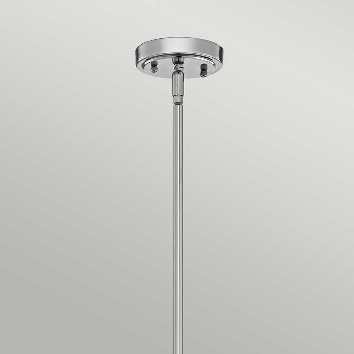 Kichler Everly 1 Light Medium Chrome Ceiling Pendant Light-Ceiling Pendant Lights-Elstead Lighting-5-Tiffany Lighting Direct