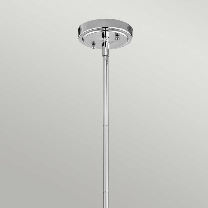 Kichler Everly 1 Light Small Chrome Ceiling Pendant-Ceiling Pendant Lights-Elstead Lighting-4-Tiffany Lighting Direct