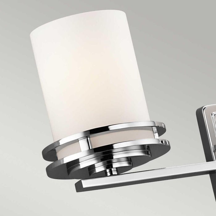kichler hendrik 3 light polished chrome bathroom wall light Living Room Close Up