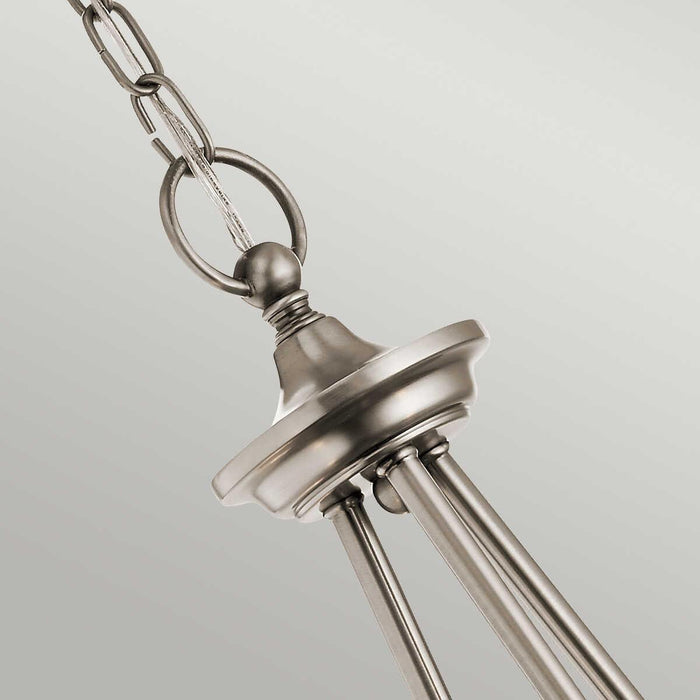 Kichler Waverly 3 Light Chandelier - Classic Pewter-Elstead Lighting-4-Tiffany Lighting Direct