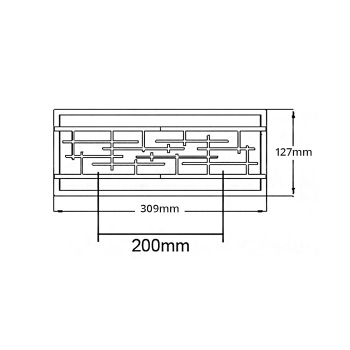 Kichler Zolon Small Chrome Bathroom Wall Light — close-up detail