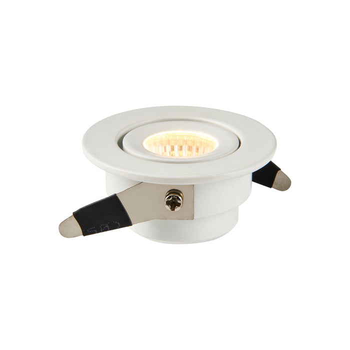 lalo tilt led warm white recessed light 4w by saxby lighting, close up image 138