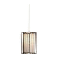 lech small non electric pendant satin nickel white centre