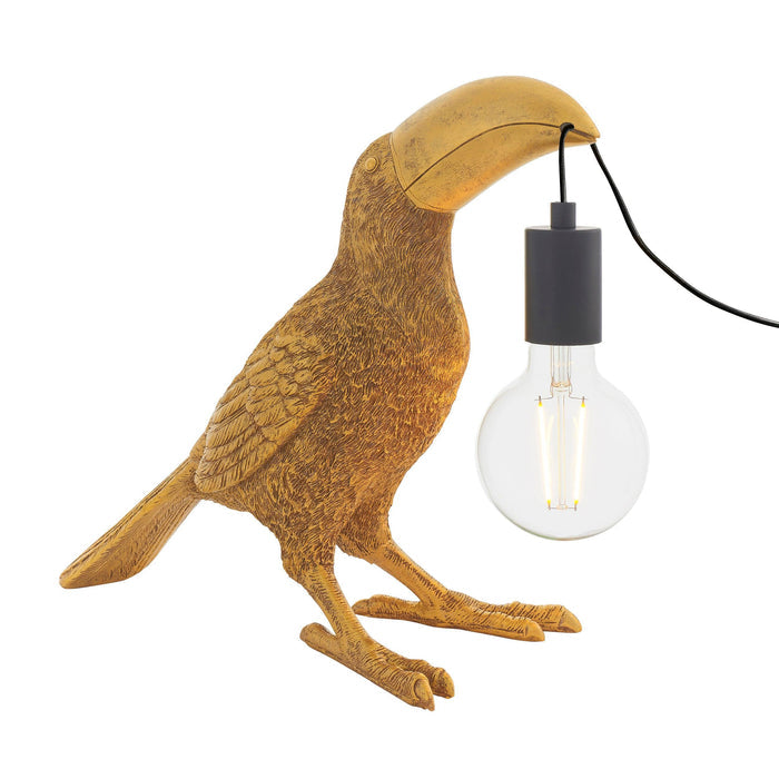 Living Lighting Arthur Gold Toucan Table Lamp-Living Lights-Living-Room-Tiffany Lighting Direct-[image-position]
