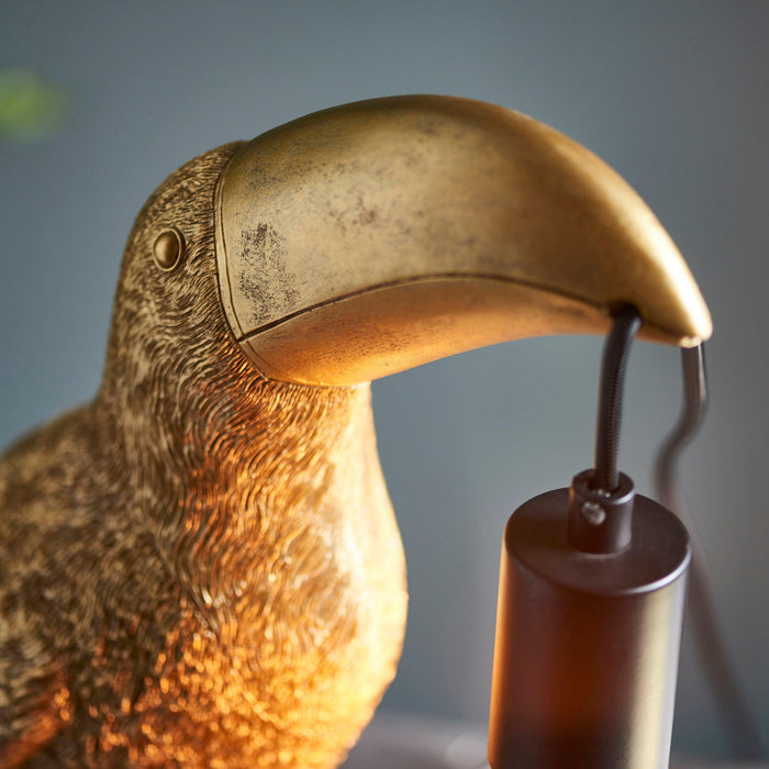 Living Lighting Arthur Gold Toucan Table Lamp-Living Lights-Living-Room-Tiffany Lighting Direct-[image-position]