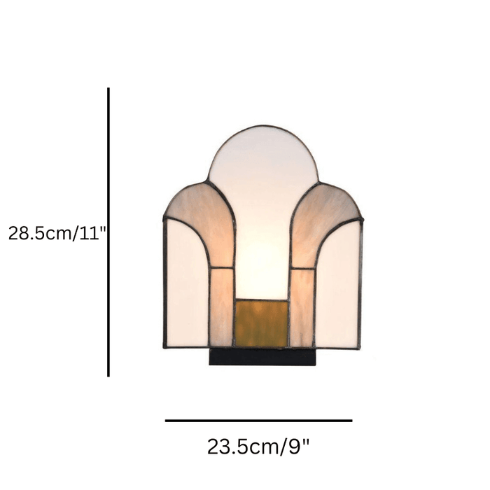 Los Angeles Tiffany Table Lamp — close-up detail