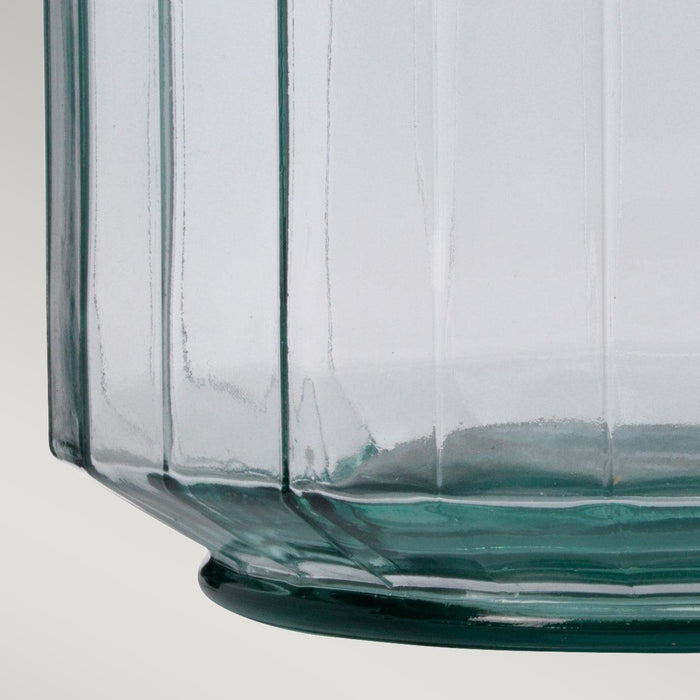 Luga Polished Nickel & Clear Glass Table Lamp Elstead — product detail