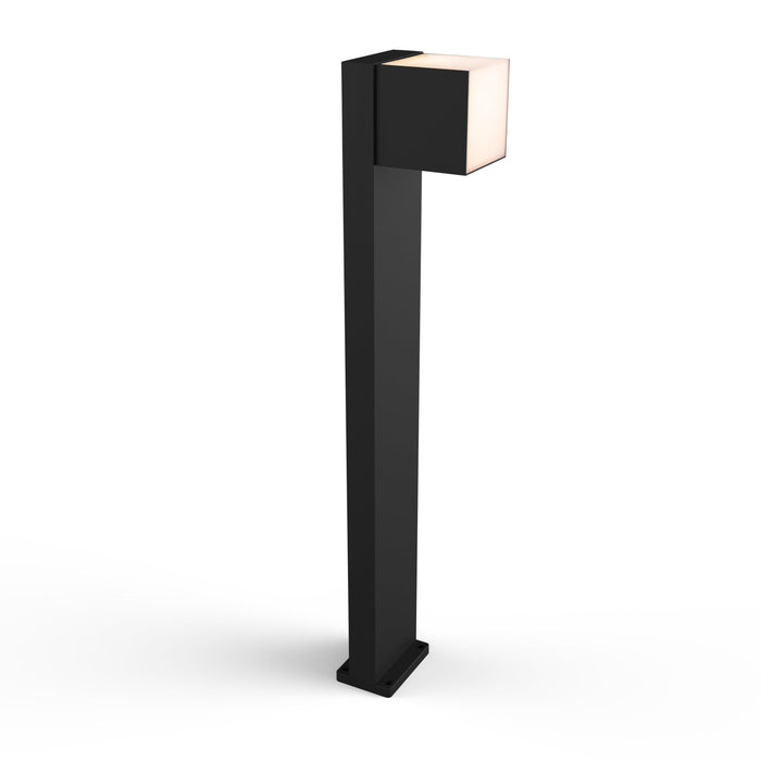 Lutec Cuba Black Outdoor LED Bollard Pathway Light 7193802012