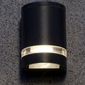 Lutec Focus Outdoor Down Wall Light - Dark Grey 5604101118