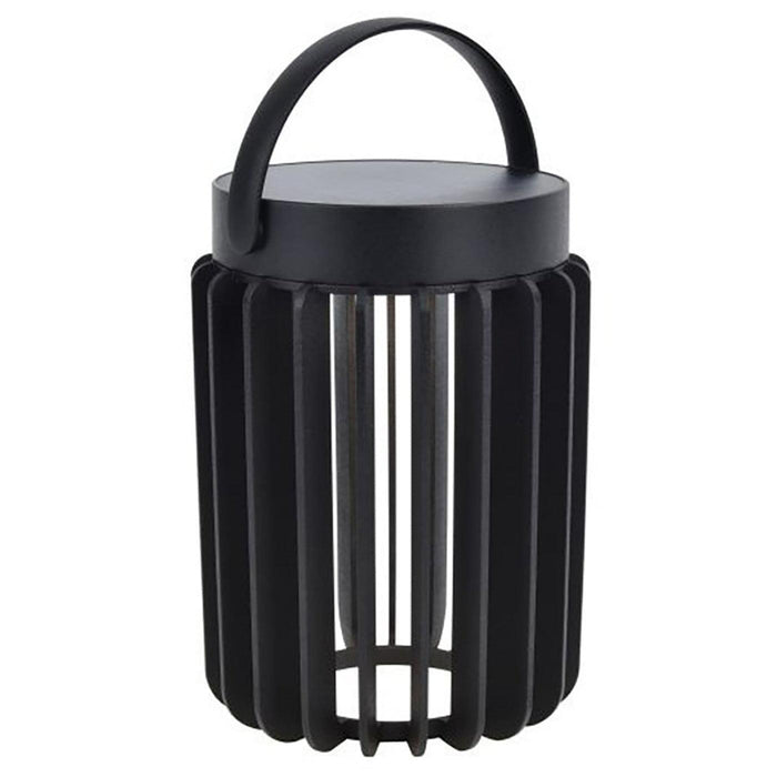Lutec Kozy LED Portable Solar Lamp - Matt Black 6933701330
